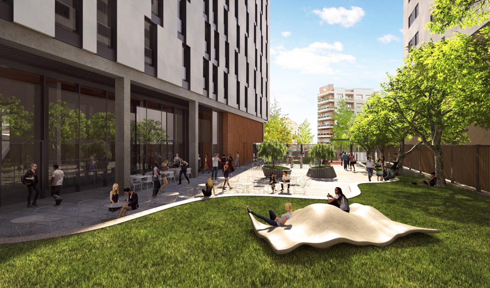 Jardín. zonas verdes Vitoria.